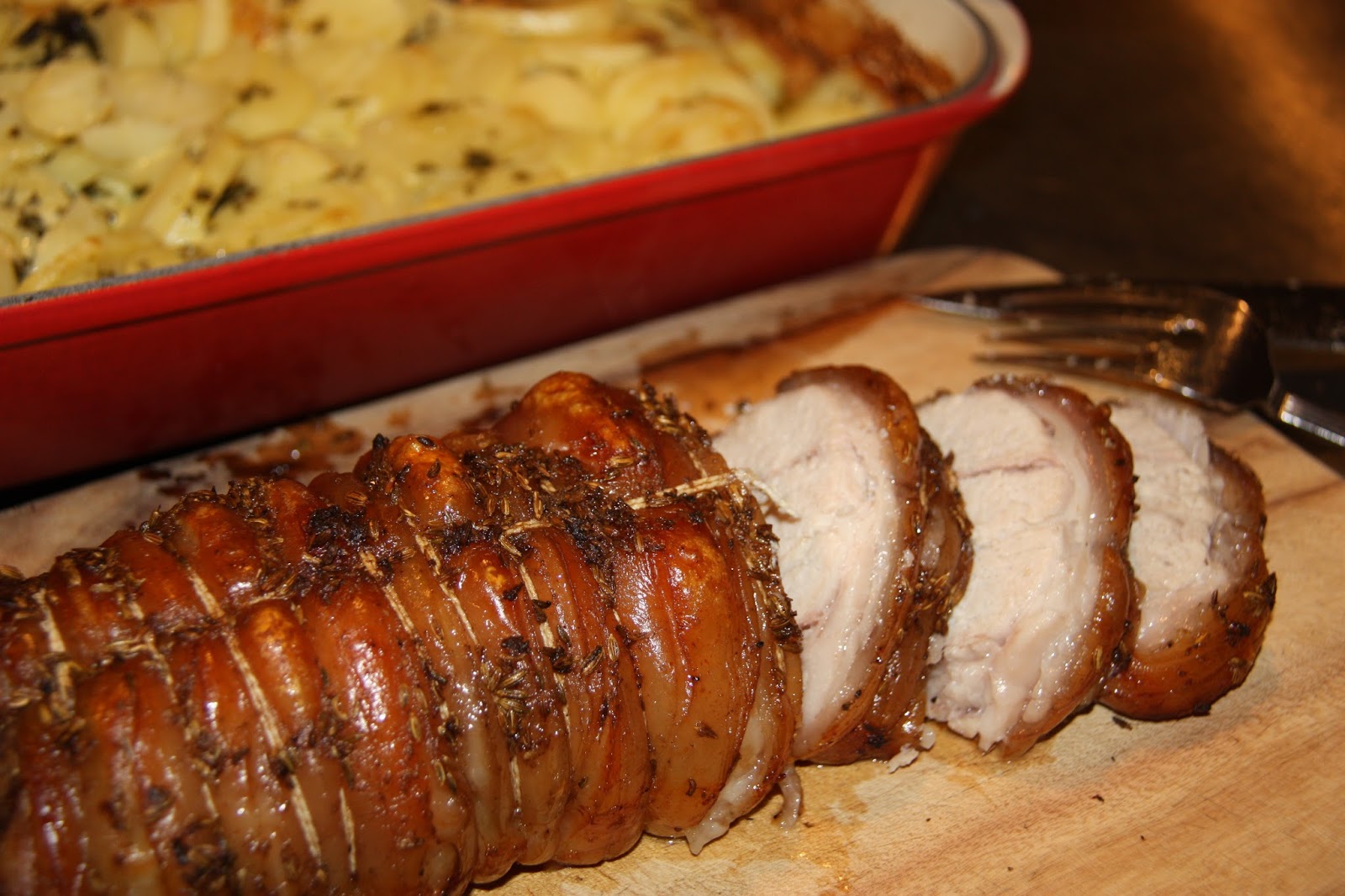Slowly Roasted Pork with Orange, Fennel, Clove and Garlic Flavours